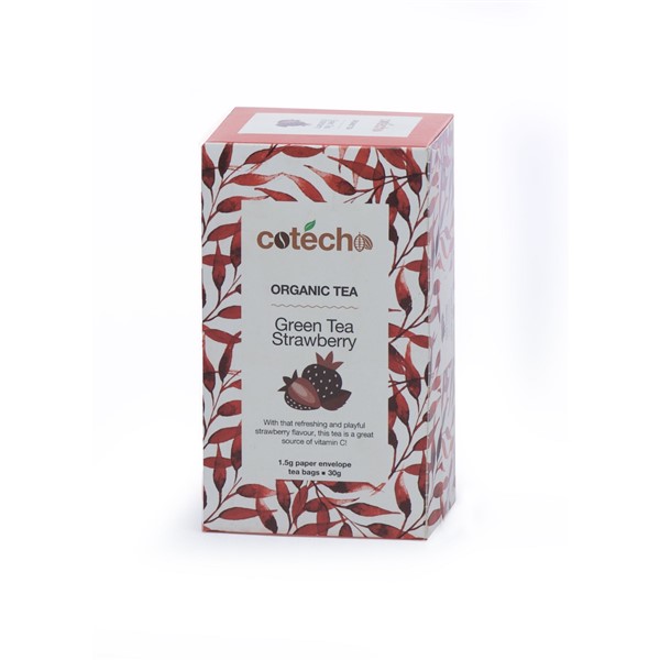 Cotecho BIO Zelený s jahodou 30 g