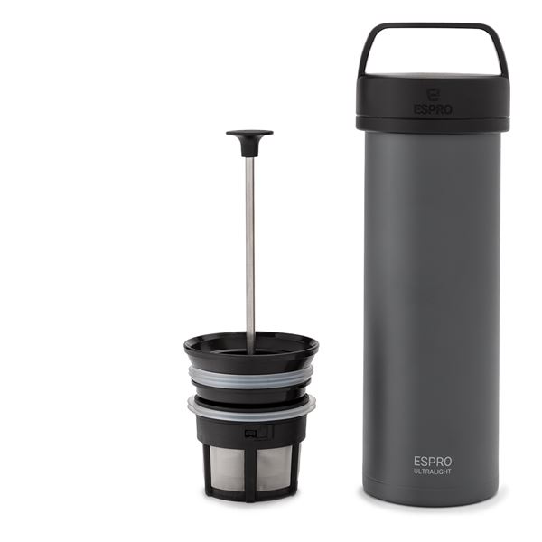 Espro Ultra Light Coffee Press šedý 450 ml