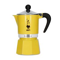 Bialetti Moka konvička Rainbow 3 šálky 130 ml žlutá