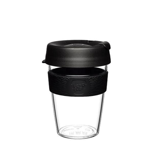 KeepCup Clear BLACK 340 ml