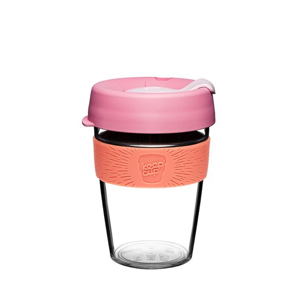 KeepCup Clear TANGERINE 340 ml