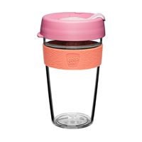 KeepCup Clear TANGERINE 454 ml