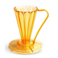 Cafec Flower Deep 27 plastový dripper zlatý