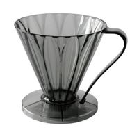 Cafec Flower Deep 45 plastový dripper černý