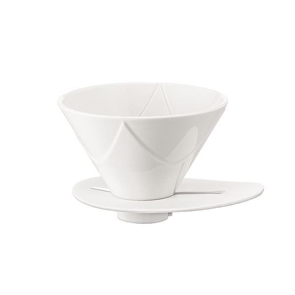 Hario One Pour Dripper Mugen V60-02 bílý